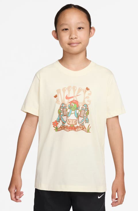 Kids' Sportswear Cotton Graphic T-Shirt (Little Kid & Big Kid)