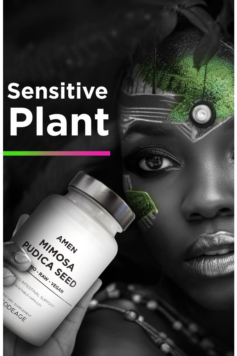 Amen Organic Mimosa Pudica Seeds Capsules, Alternate, color, White