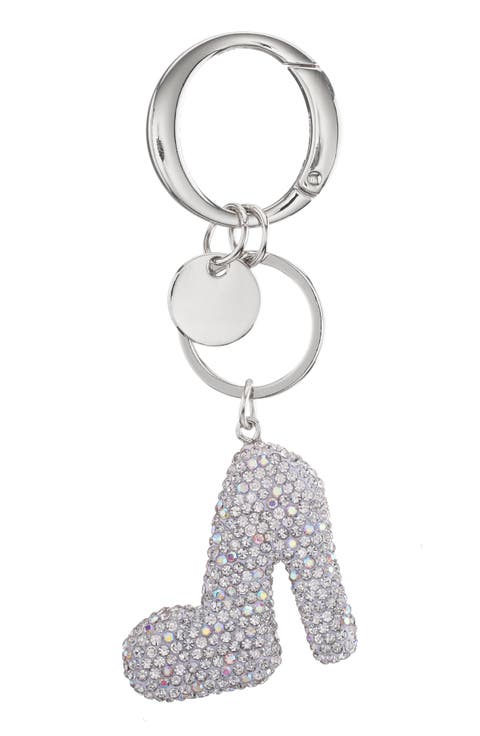 Crystal Pump Bag Charm