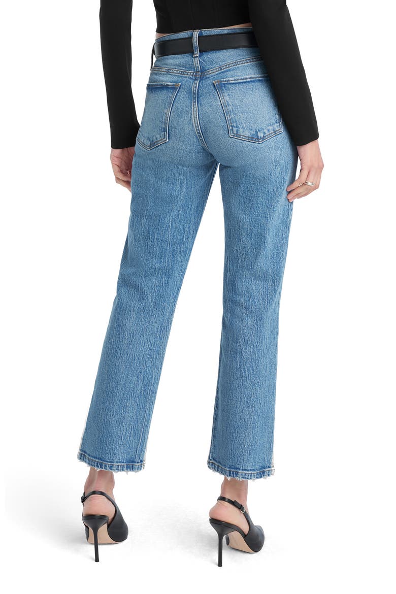 The Dot Mid Rise Straight Ankle Jeans, Alternate, color, WESTMINSTER