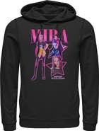 KPop Demon Hunters Mens KPop Demon Hunters Mira Super Star Logo Lightweight Hoodie