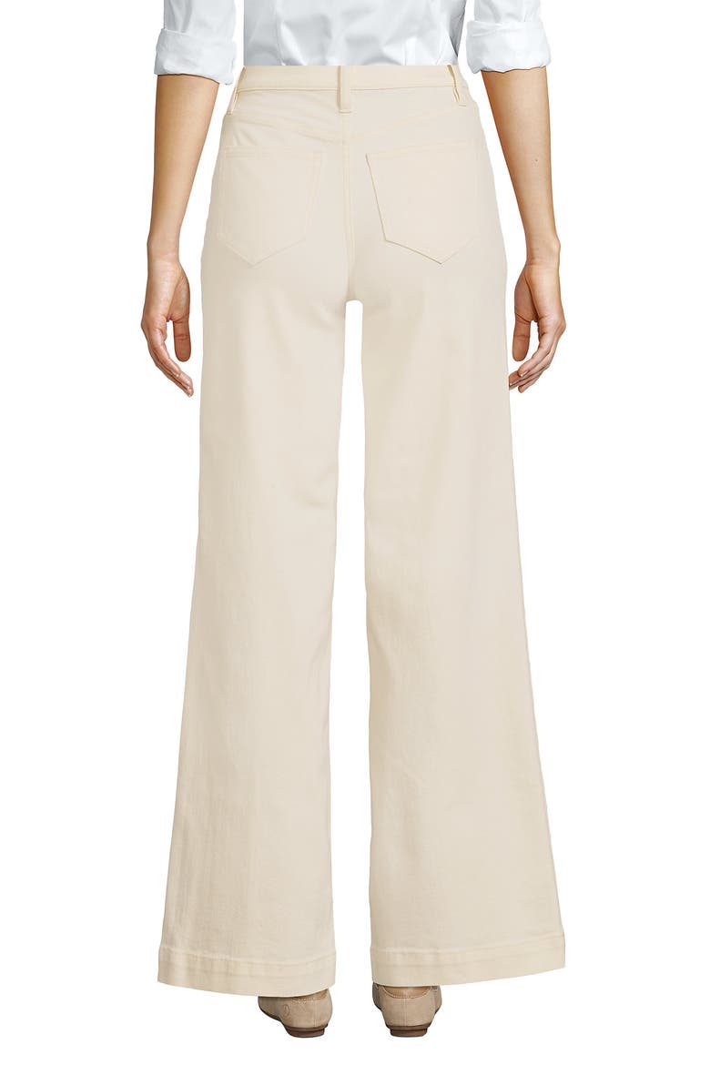 High Rise Wide Leg Denim Jeans, Alternate, color, Natural