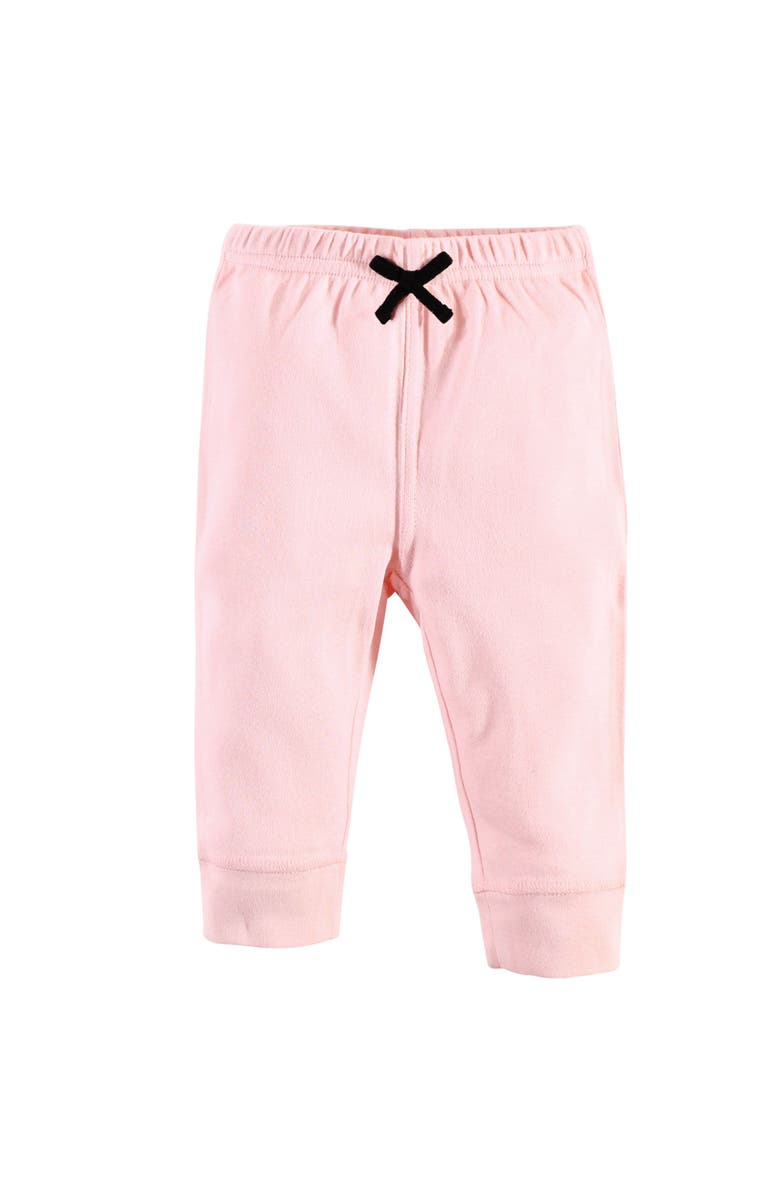 Touched by Nature Organic Cotton Pants for Young Ladies, Alternate, color, Black Floral