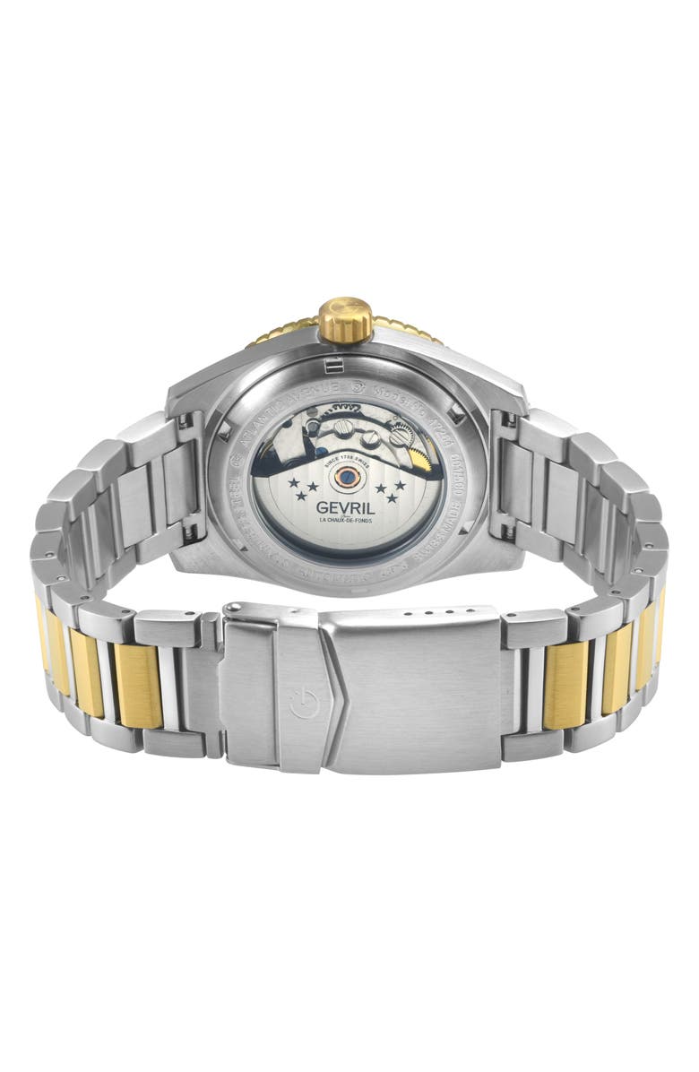 GEVRIL Atlantic Avenue Automatic Bracelet Watch, Alternate, color,