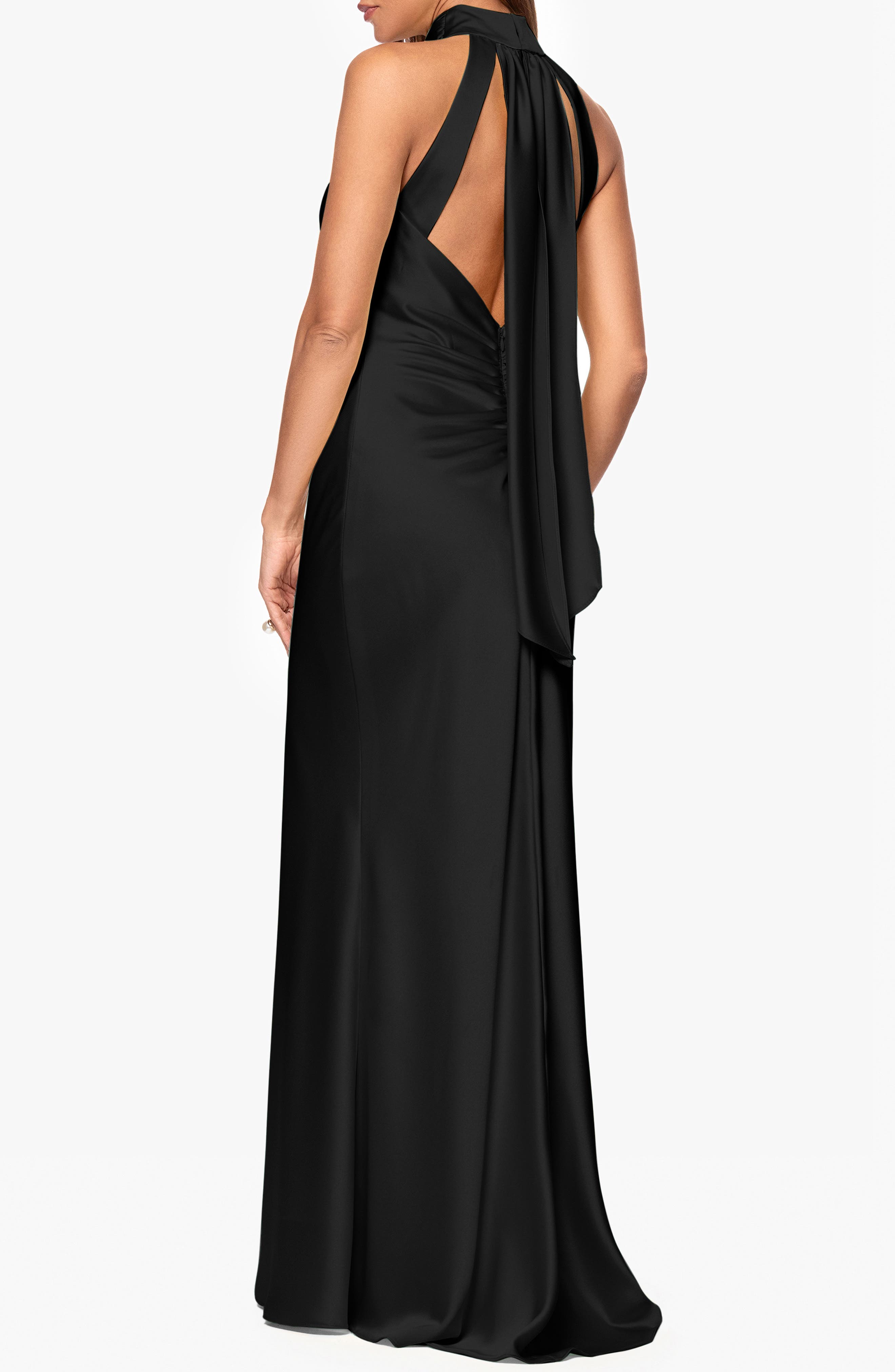 xscape halter neck dress XSCAPE Women's Halter Neck Gown