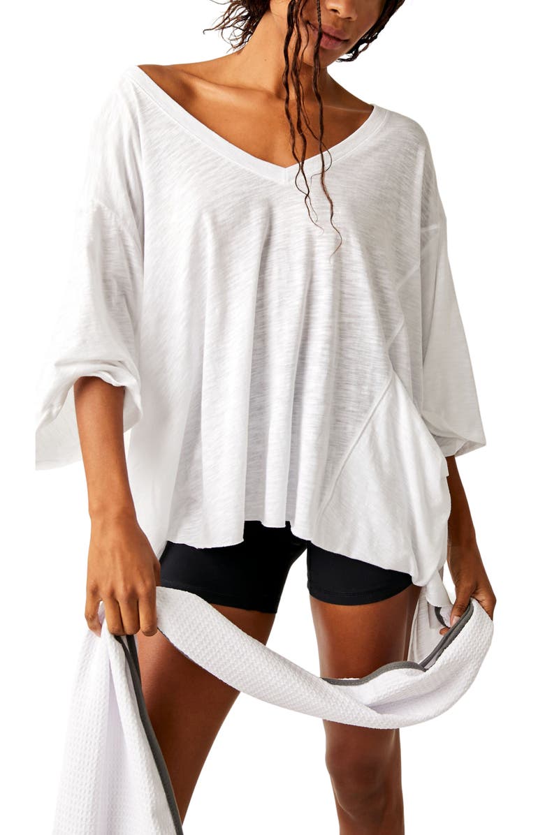 Free People FP Movement Freestyle Asymmetric T-Shirt, Alternate, color,