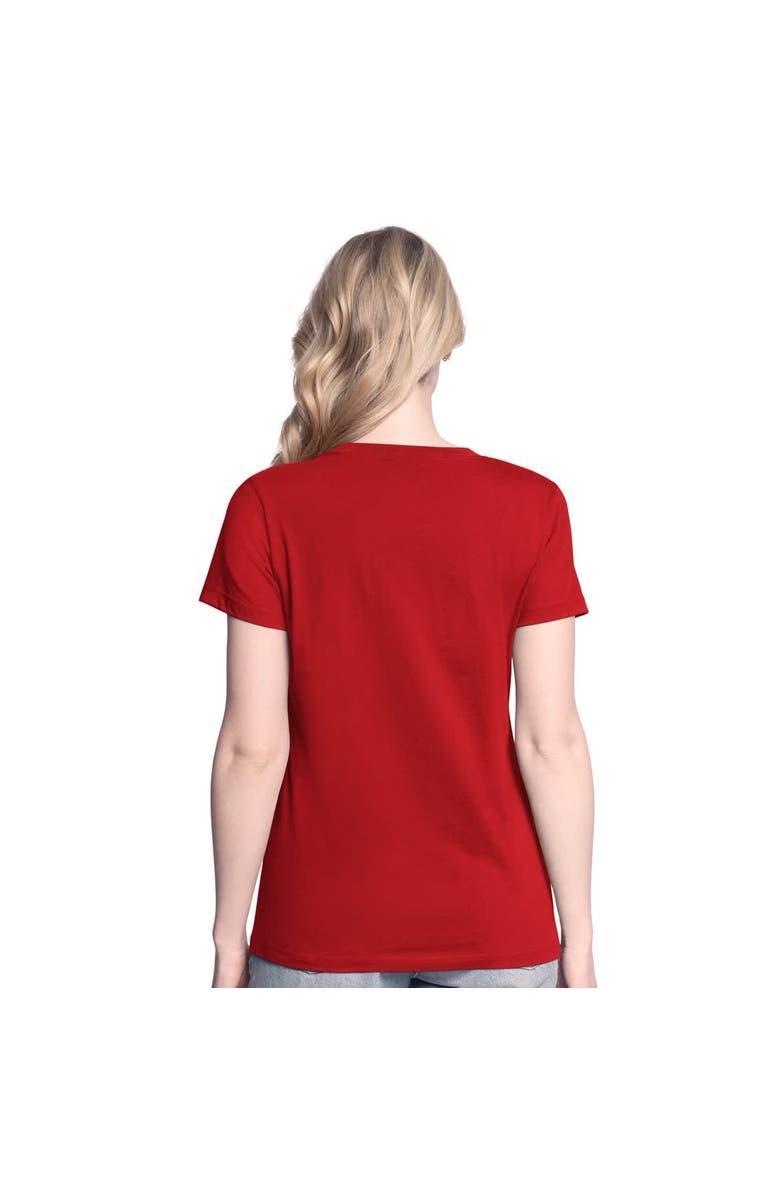 G-III 4HER BY CARL BANKS Women's G-III 4Her by Carl Banks  Red/Bright Heather Ceramic Philadelphia Phillies T-Shirt and Hoodie Combo Pack, Alternate, color, Red