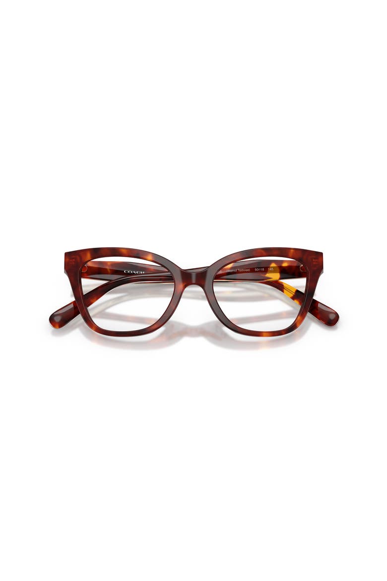 50mm Butterfly optical glasses, Alternate, color, Tortoise