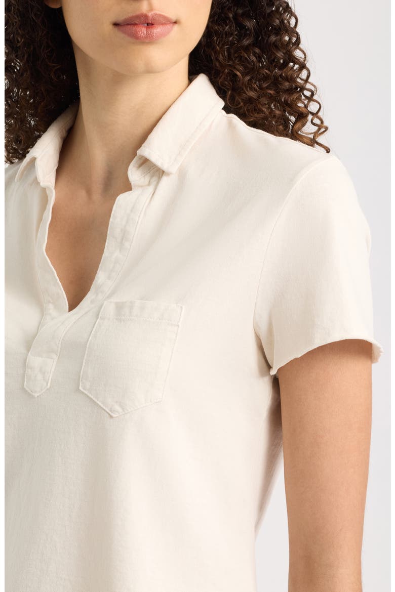 Cotton Perfect Polo, Alternate, color, VINTAGE WHITE