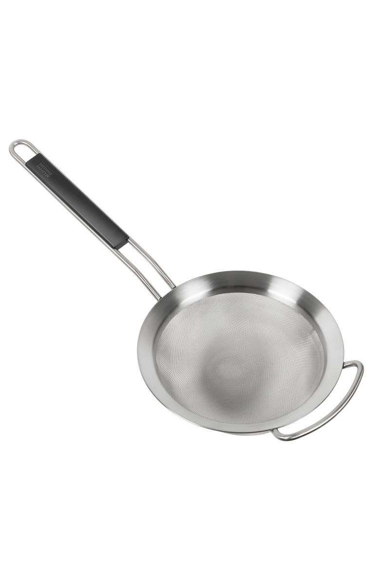 Kuhn Rikon Essential Large Strainer, Stainless Steel Fine Mesh, Main, color, Silver