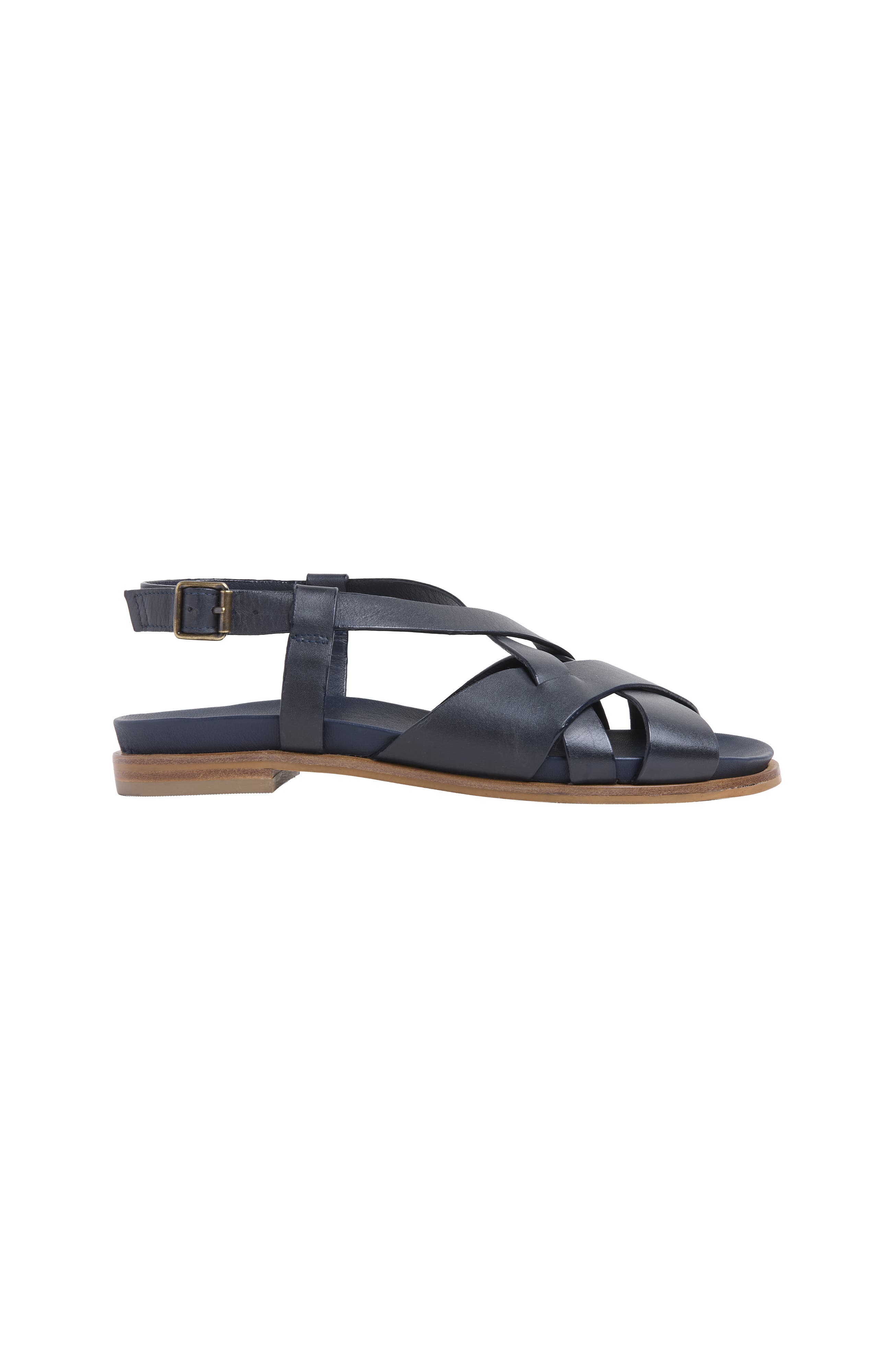 Celtic & Co. Woven Detail Sandal, Main, color, Dark Navy