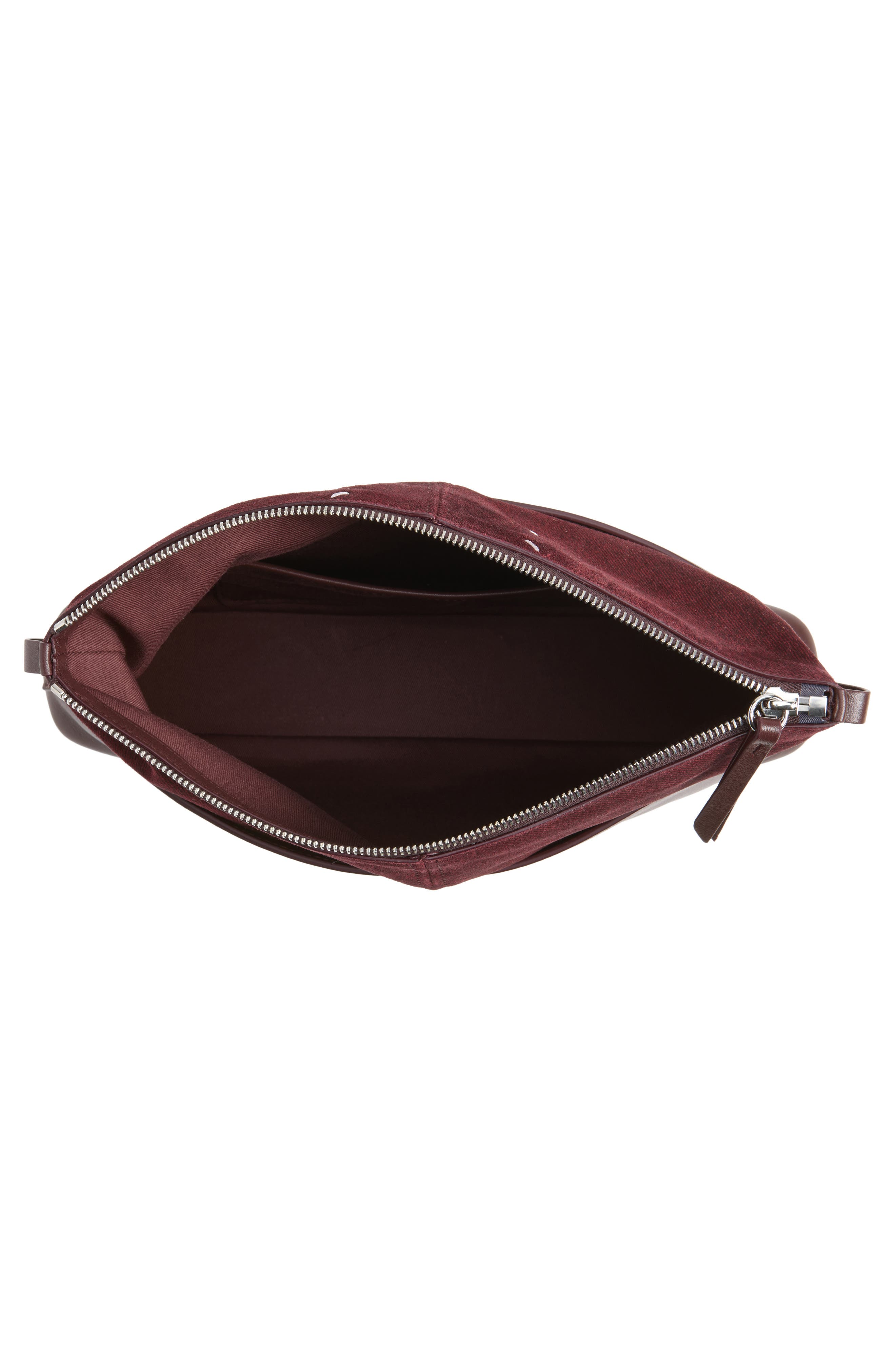 5AC Leather Crossbody Bag, Alternate, color, BURGUNDY