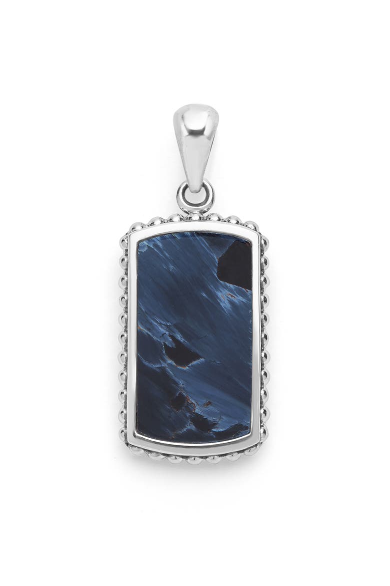 Men's Anthem Pietersite ID Tag, Main, color, SILVER