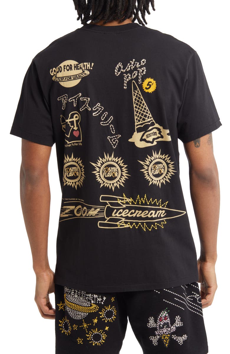 ICECREAM Zoom Embroidered Graphic T-Shirt, Alternate, color, 