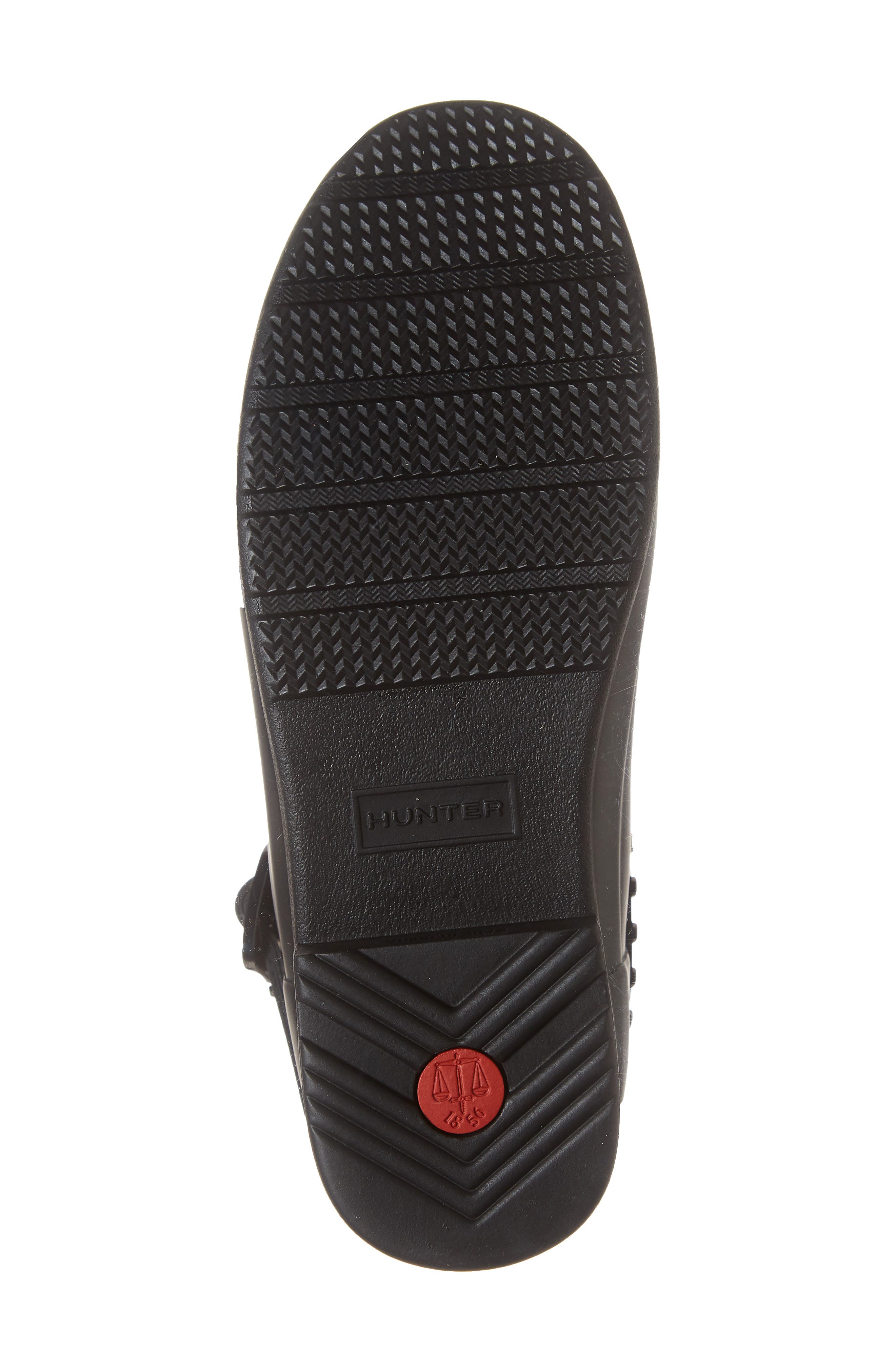 Hunter Refined Stud Waterproof Biker Boot, Alternate, color, 