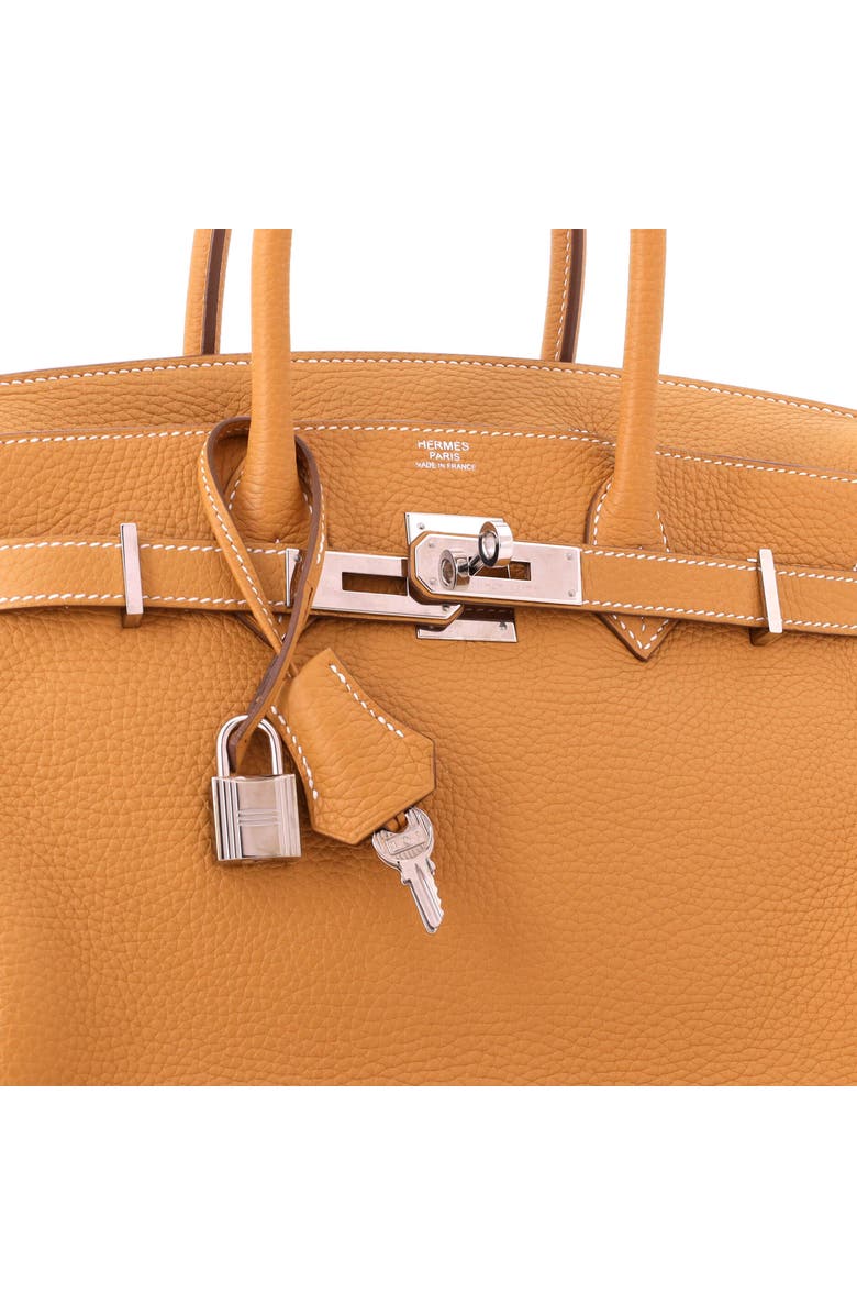 Pre-Owned Hermes Birkin Handbag Brown Clemence with Palladium Hardware 30, Alternate, color, Sable