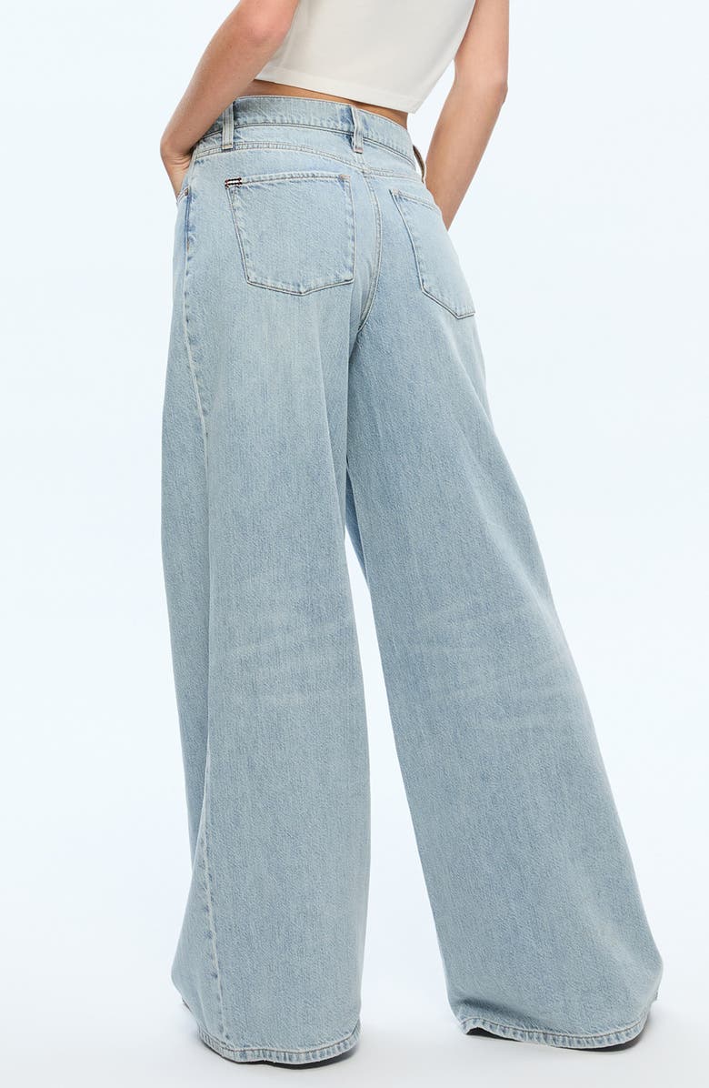 Alice + Olivia Harper Super Baggy Jeans, Alternate, color, 