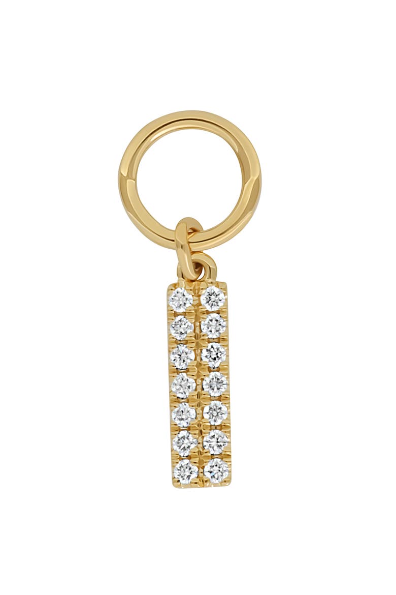 Mika Diamond Bar Charm (Nordstrom Exclusive), Main, color, 18K YELLOW GOLD