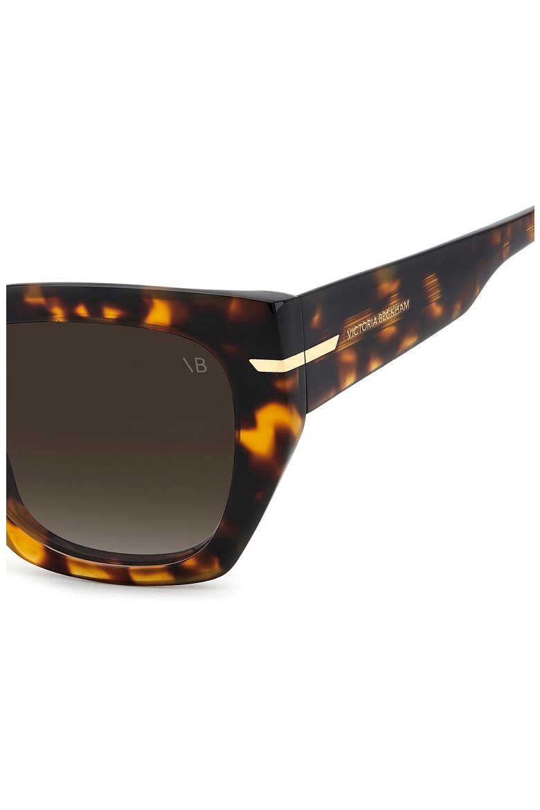 VB 7017/S 52mm Rectangular Sunglasses, Alternate, color, HAVANA/ BROWN SF