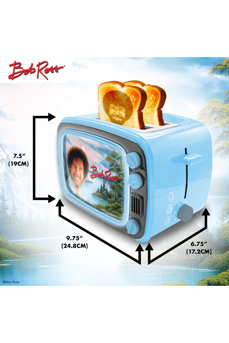 Bob Ross TV 2-Slice Toaster, Alternate, color, None