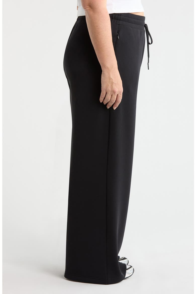 Soft Luxe Wide Leg Pants, Alternate, color, BLACK