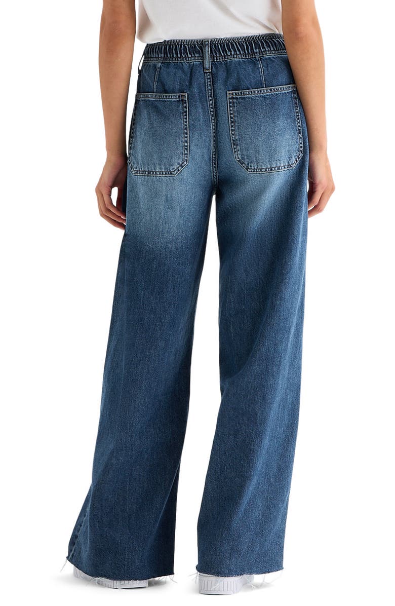 Lucky Brand Wide Leg Drawstring Jeans, Alternate, color, Sassafras - Cut