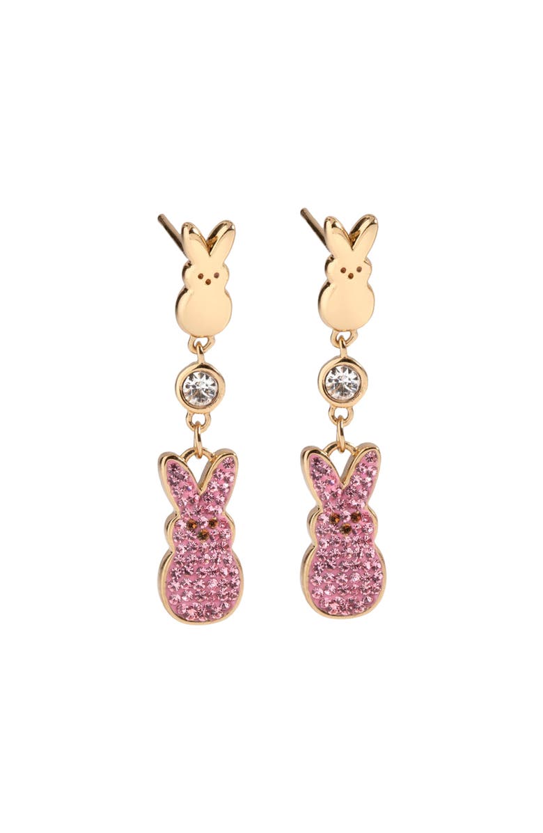 Alex and Ani Peeps<sup>®</sup> Statement Earrings, Main, color, Pink