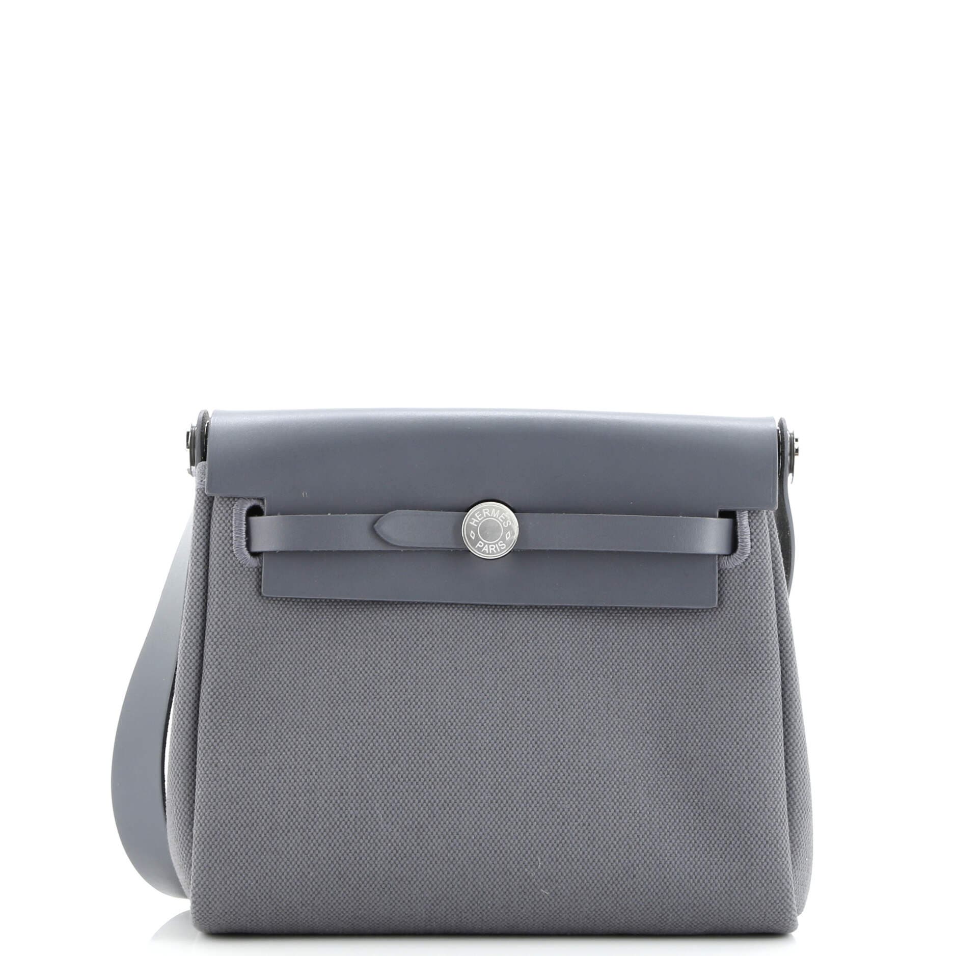 Pre-Owned Hermes Herbag Zip Toile and Leather 20, Main, color, 