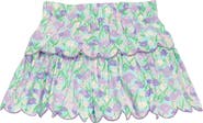 BISBY Kids' Floral Tiered Skort