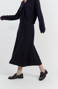 Chinti & Parker Wool Cashmere Midi Skirt