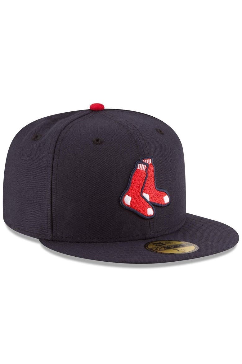 Men's New Era Navy Boston Red Sox Alternate Authentic Collection On-Field 59FIFTY Fitted Hat, Alternate, color, NAVY