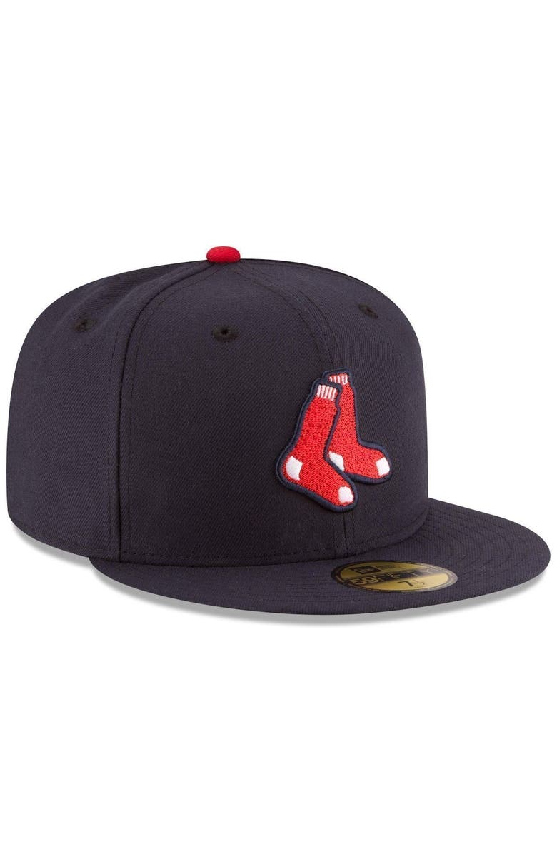 New Era Men's New Era Navy Boston Red Sox Alternate Authentic Collection On-Field 59FIFTY Fitted Hat, Alternate, color, Navy