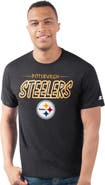 STARTER Men's Starter  Black Pittsburgh Steelers Prime Time T-Shirt