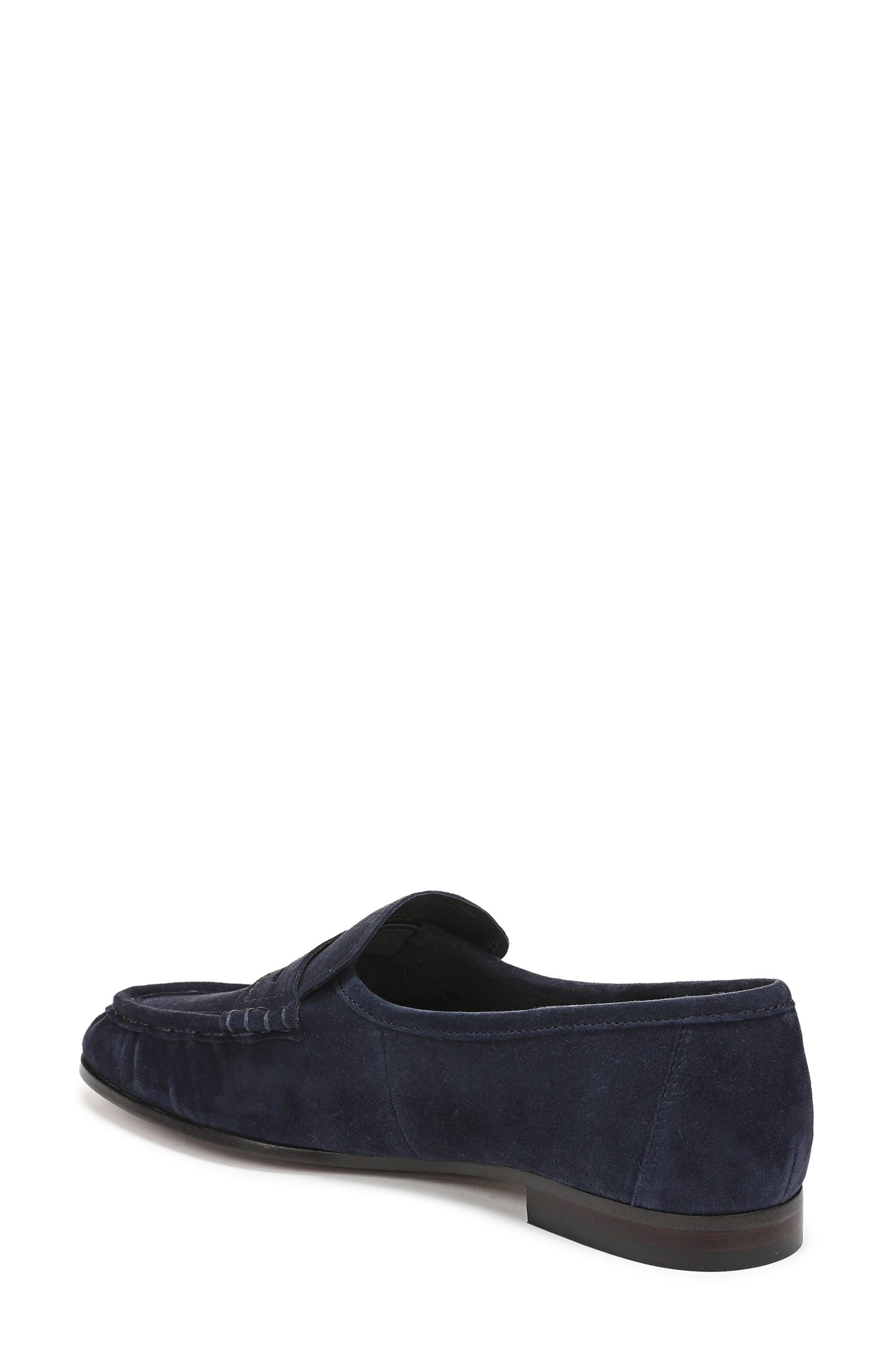 Lizbeth Moc Toe Loafer, Alternate, color, MIDNIGHT BLUE