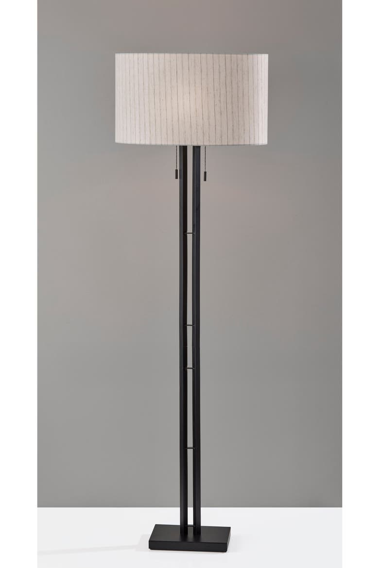 Foster Floor Lamp, Alternate, color, BLACK