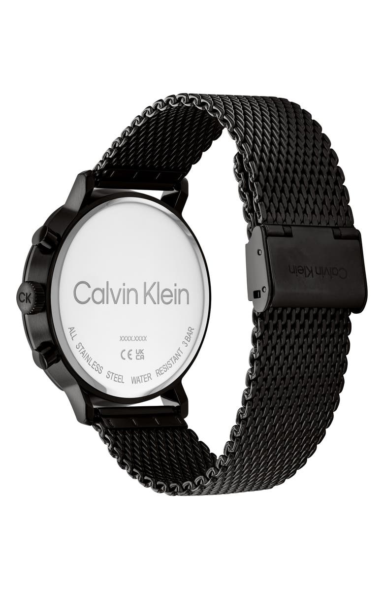 Calvin Klein Mesh Strap Watch, 38mm, Alternate, color,