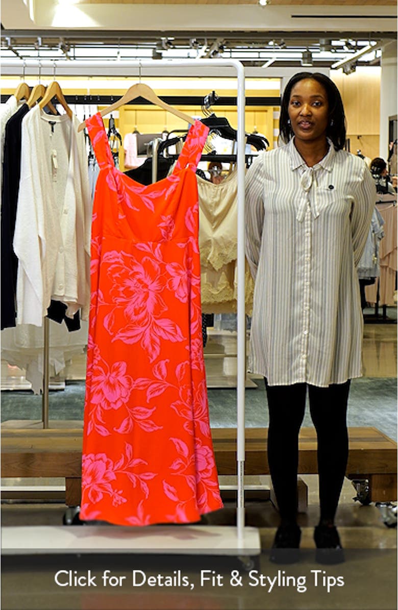 Darline Floral Bary Smocked Maxi Dress, sales video thumbnail