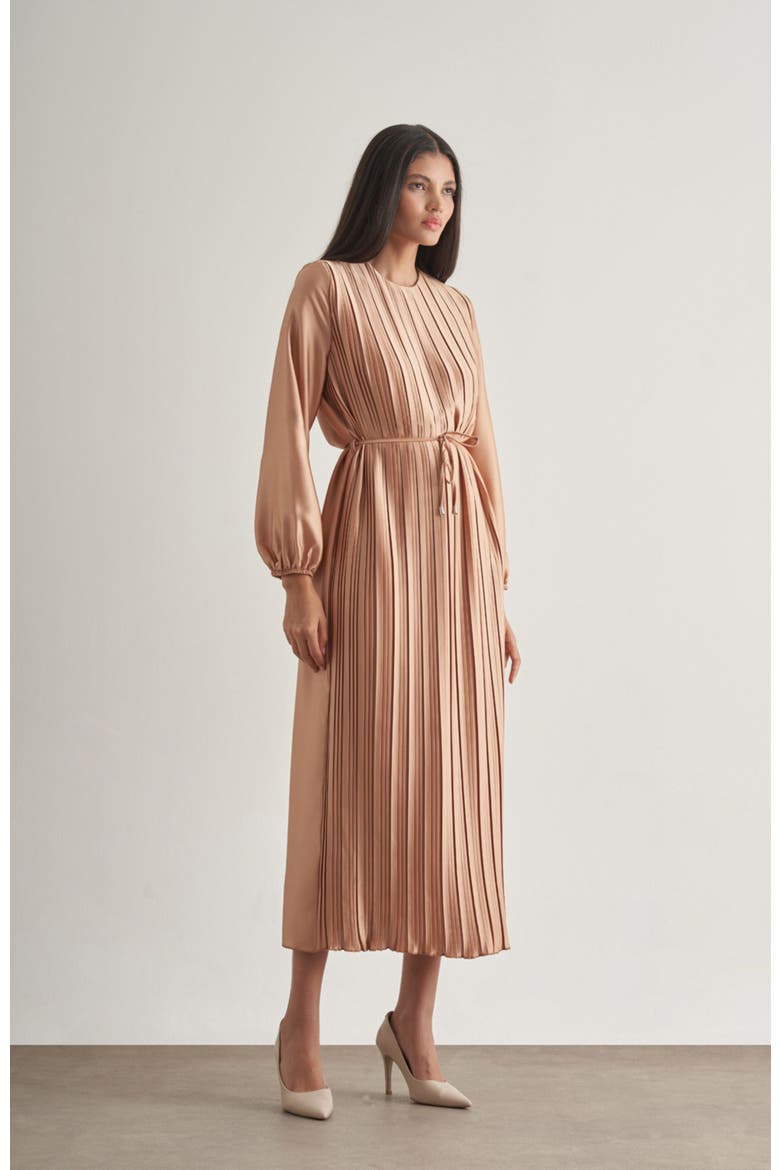 Maxi Dress, Alternate, color, Beige
