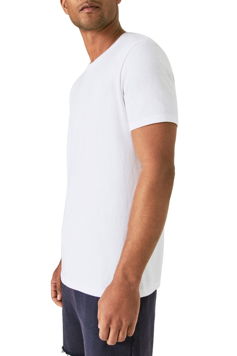 Venice Burnout Crewneck T-Shirt, Alternate, color, BRIGHT WHITE