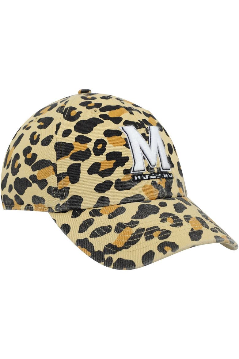 Women's '47 Gold Maryland Terrapins Bagheera Clean Up Adjustable Hat, Alternate, color, Gold
