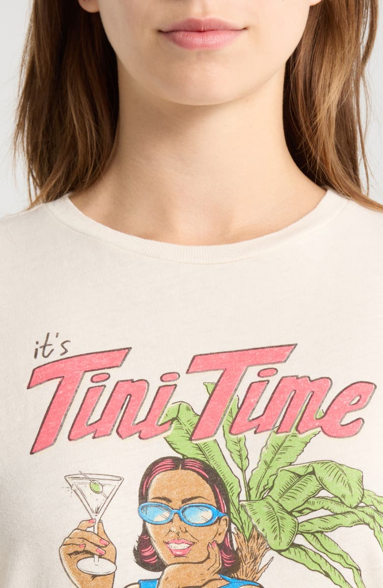 Re/Done Classic Tini Time Graphic T-Shirt, Alternate, color, Vintagewhite