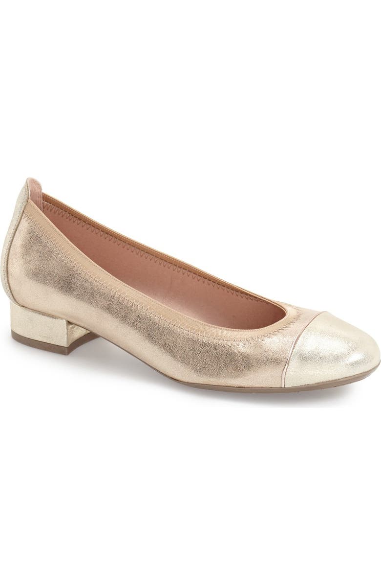Hispanitas 'Cali' Metallic Cap Toe Pump, Main, color,
