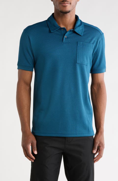 Grid Jacquard Polo