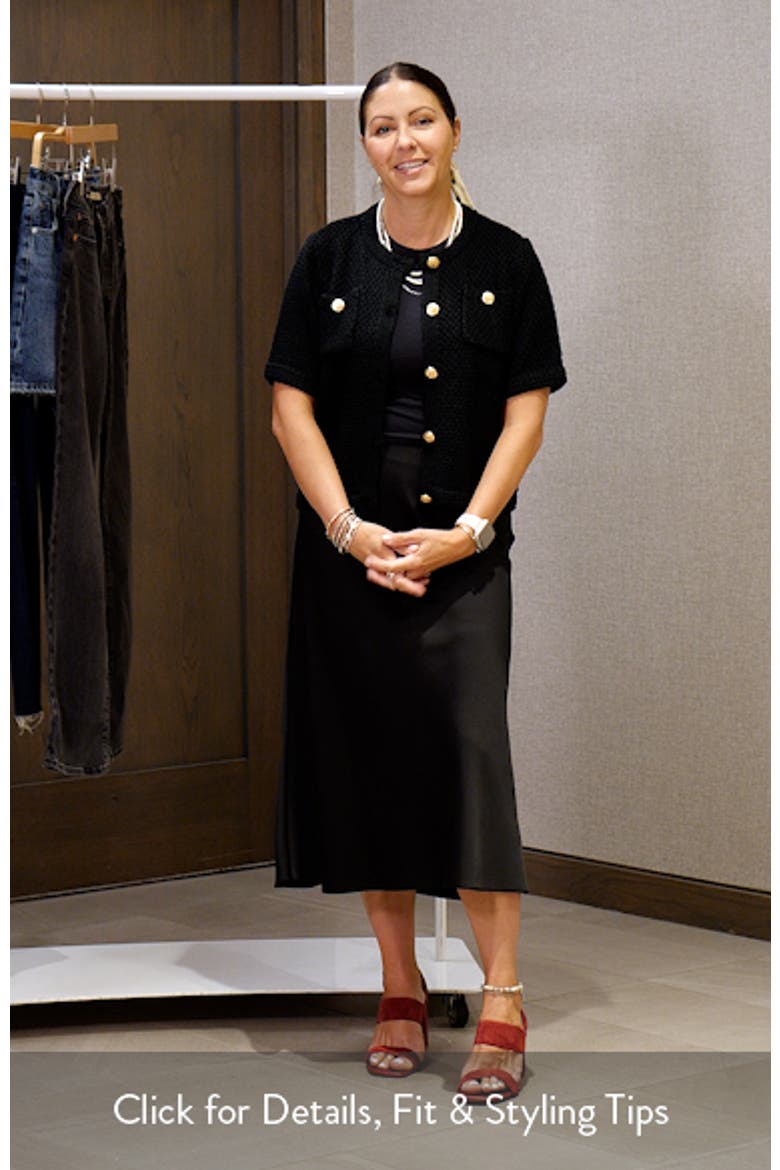 Short Sleeve Button-Up Cardigan video