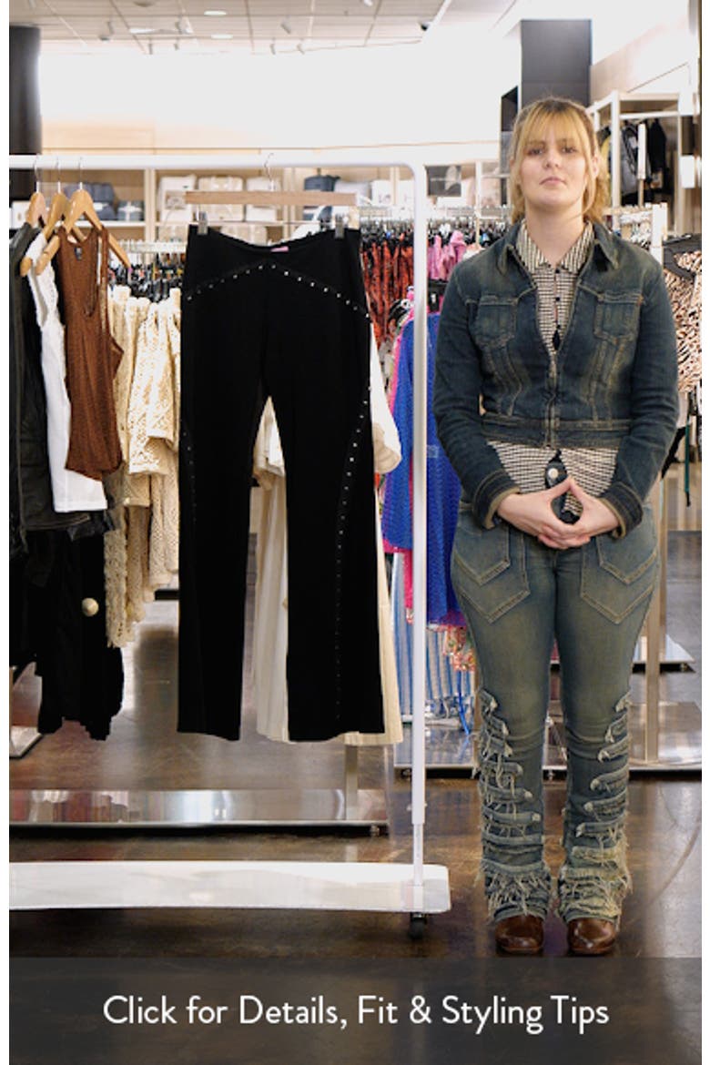 Hook & Eye Low Rise Bootcut Pants video