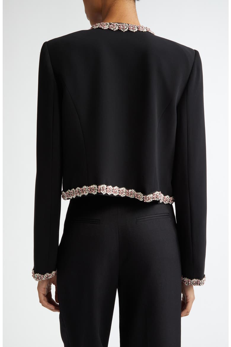 Penelope Crystal Embellished Jacket, Alternate, color, BLACK/ MULTI