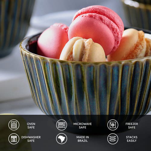 Porto Brasil Linhas Ramekin Set Of 6 In Multi