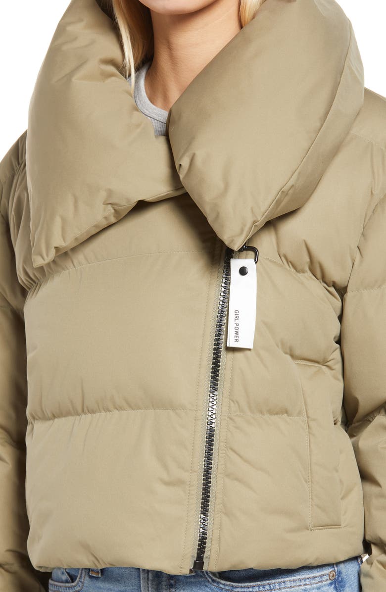 Avec Les Filles Crop Puffer Coat, Alternate, color,