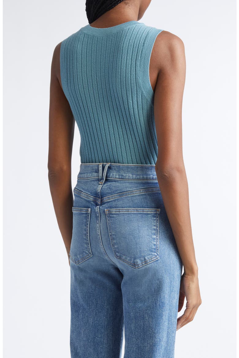 Jerrel Rib Merino Wool Tank, Alternate, color, LAKE MIST