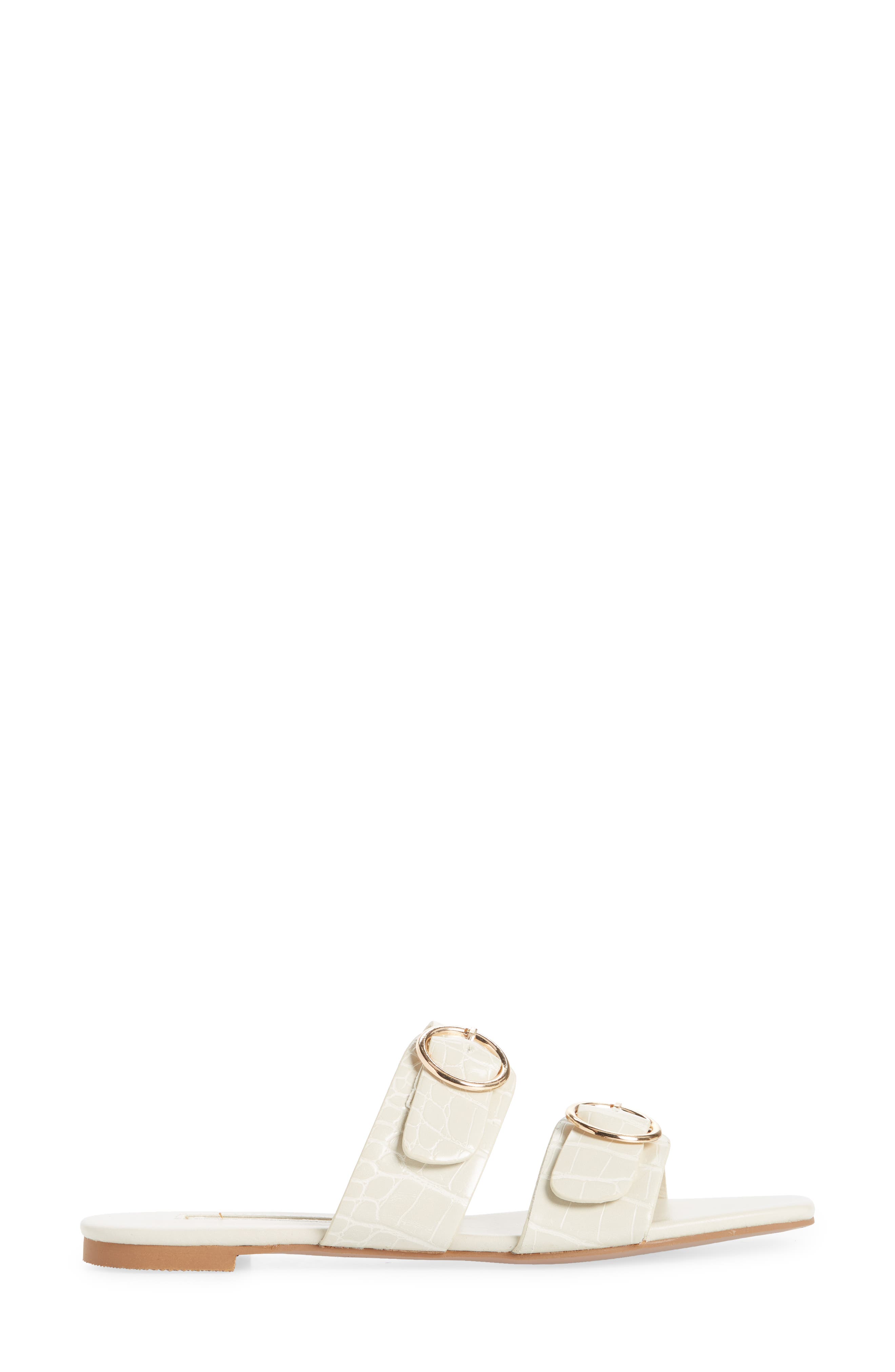 Billini Alaia Snakeskin Embossed Slide Sandal, Alternate, color, 